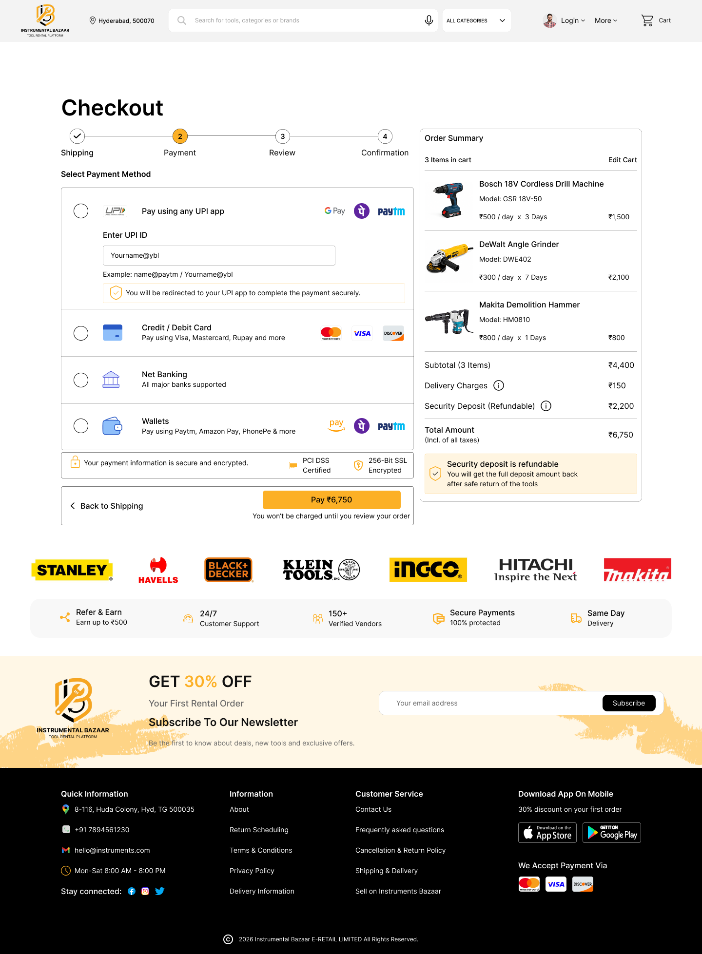 Instrumental Bazaar — Web — screen 6