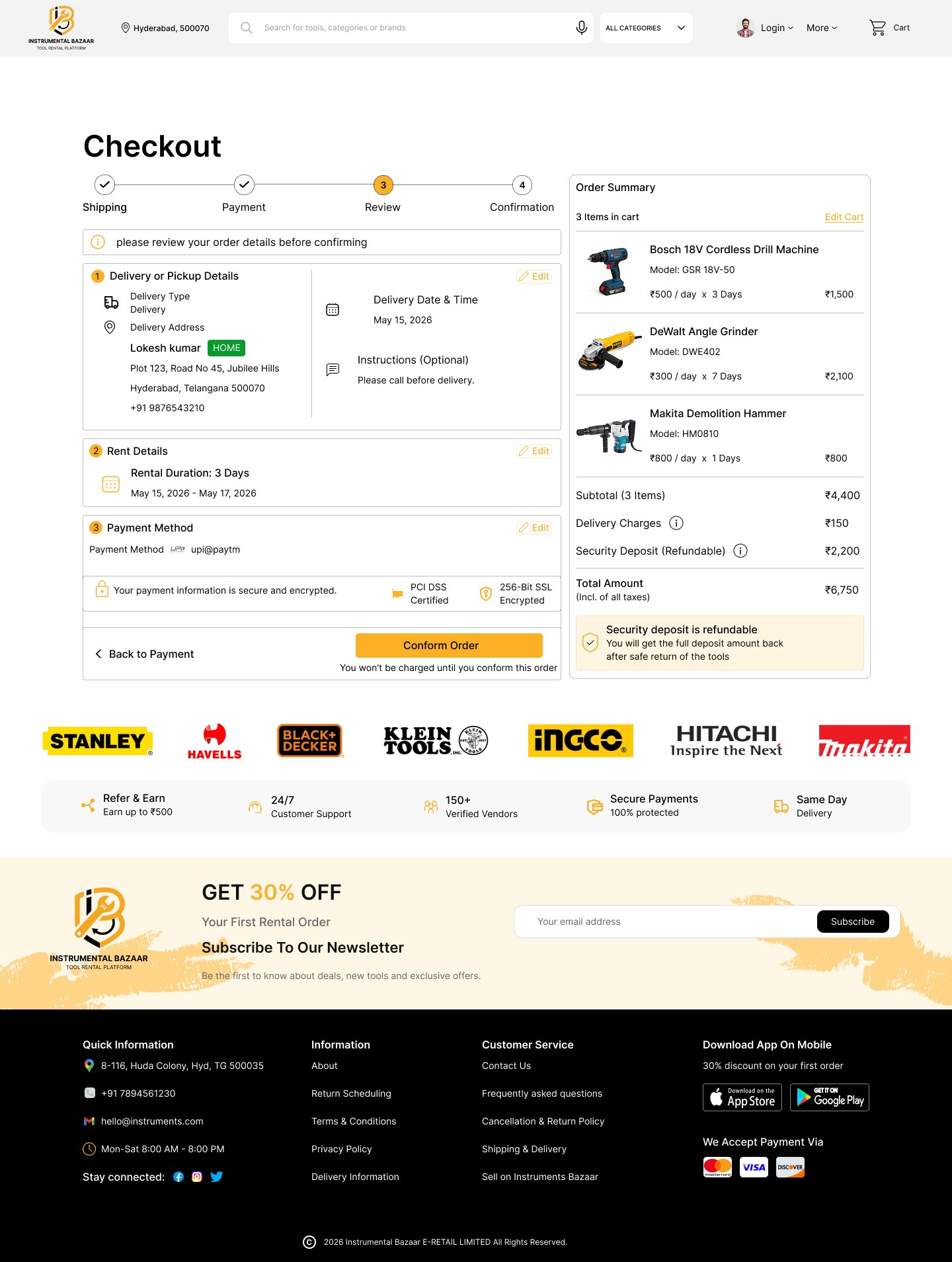 Instrumental Bazaar — Web — screen 7