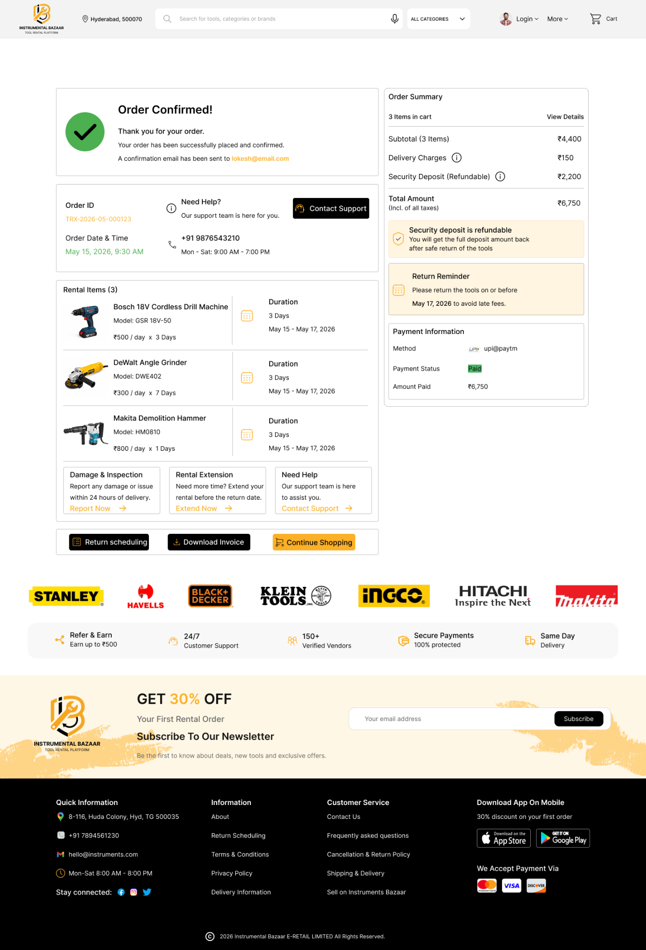 Instrumental Bazaar — Web — screen 8