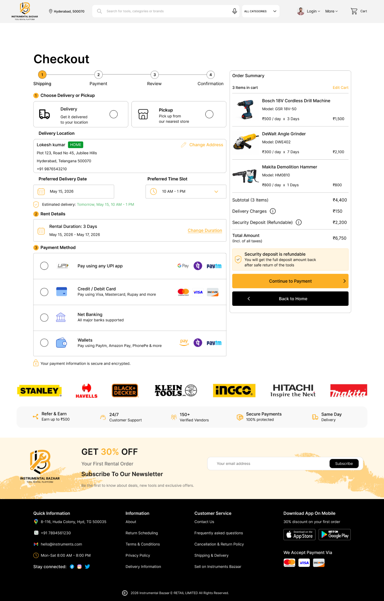 Instrumental Bazaar — Web — screen 5